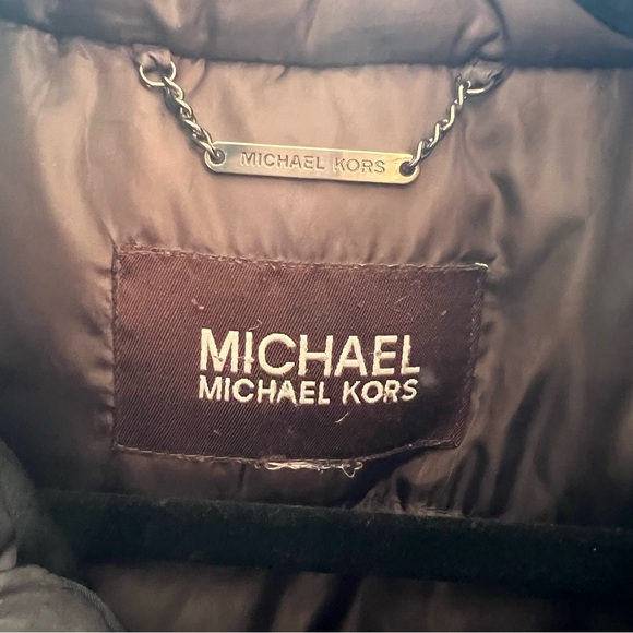 Men's MK Black Removable Fur-Trimmed Jacket Front Pockets - Picture 8 of 16